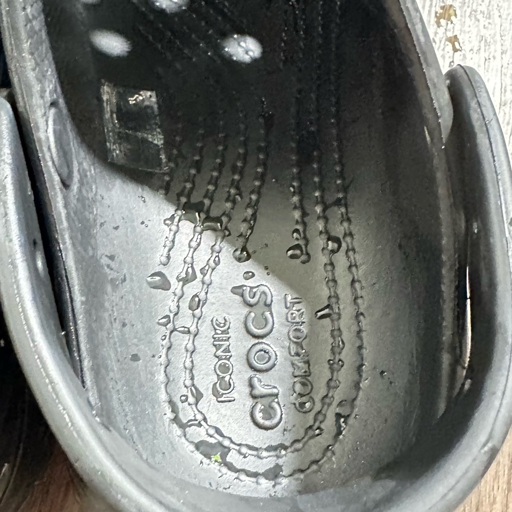 Crocs mega crush black size 6 - Picture 3 of 6